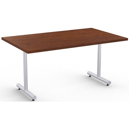 Special-T Table, Metallic Sand Base, 30inWx60inLx29inH, Mahogany SCTKING3060SMG